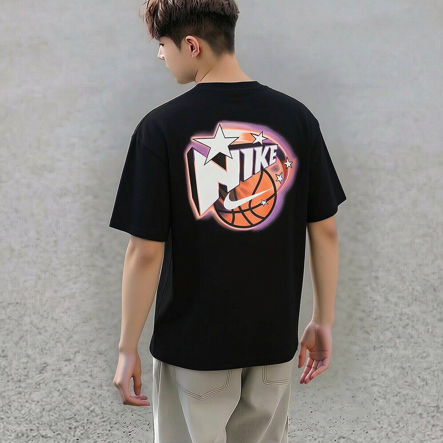 Nike耐克纯棉篮球短袖耐