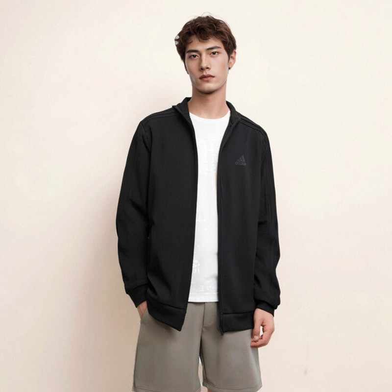 阿迪达斯套装男正品春季新款武极运动服立领休闲防风夹克GP0905