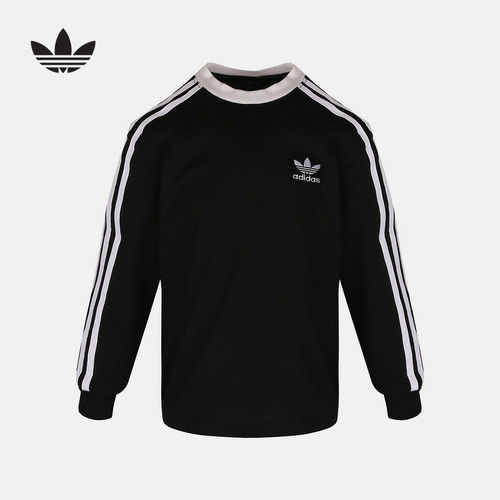 adidas阿迪达斯运动2026春男大童长袖上衣 KW9607