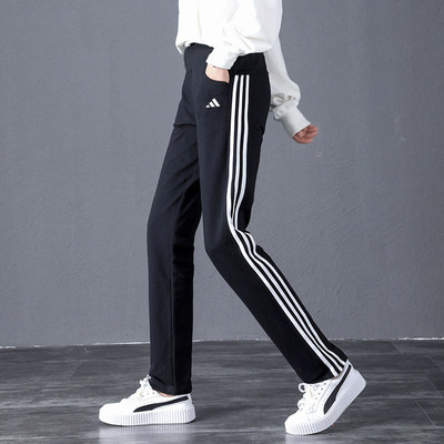 Adidas运动裤女裤时尚三