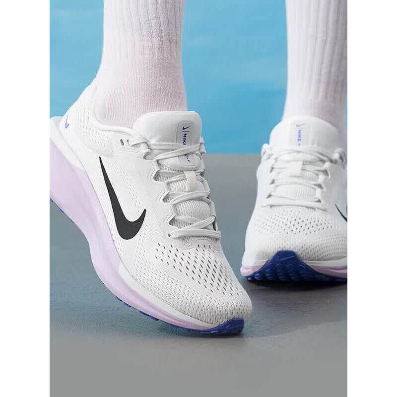 Nike耐克2026年新款女鞋网面透气跑步鞋白色缓震舒适运动鞋潮流