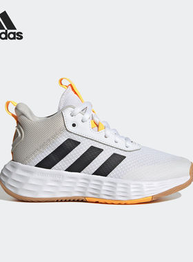 Adidas/阿迪达斯正品运动儿童轻便时尚系带透气休闲鞋H06418