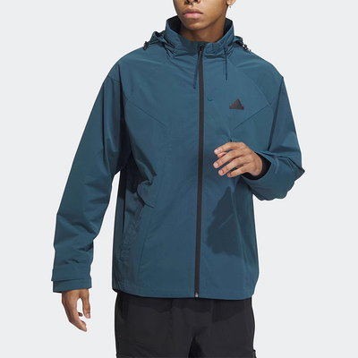 Adidas/阿迪达斯正品新款男子时尚运动夹克连帽休闲外套IP4923