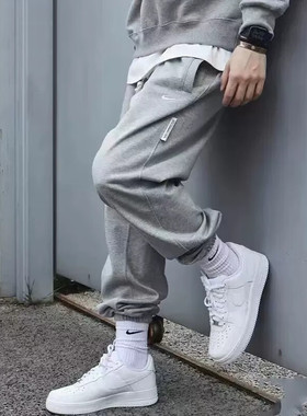 Nike耐克裤子春季新款长裤男裤针织棉束脚裤宽松卫裤运动裤CK6366