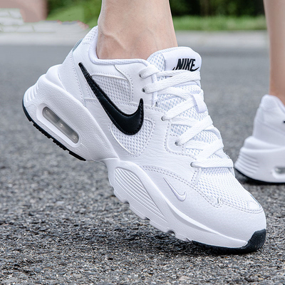 Nike耐克AIR MAX女鞋夏季休闲跑步鞋减震透气白色运动鞋女CJ1671