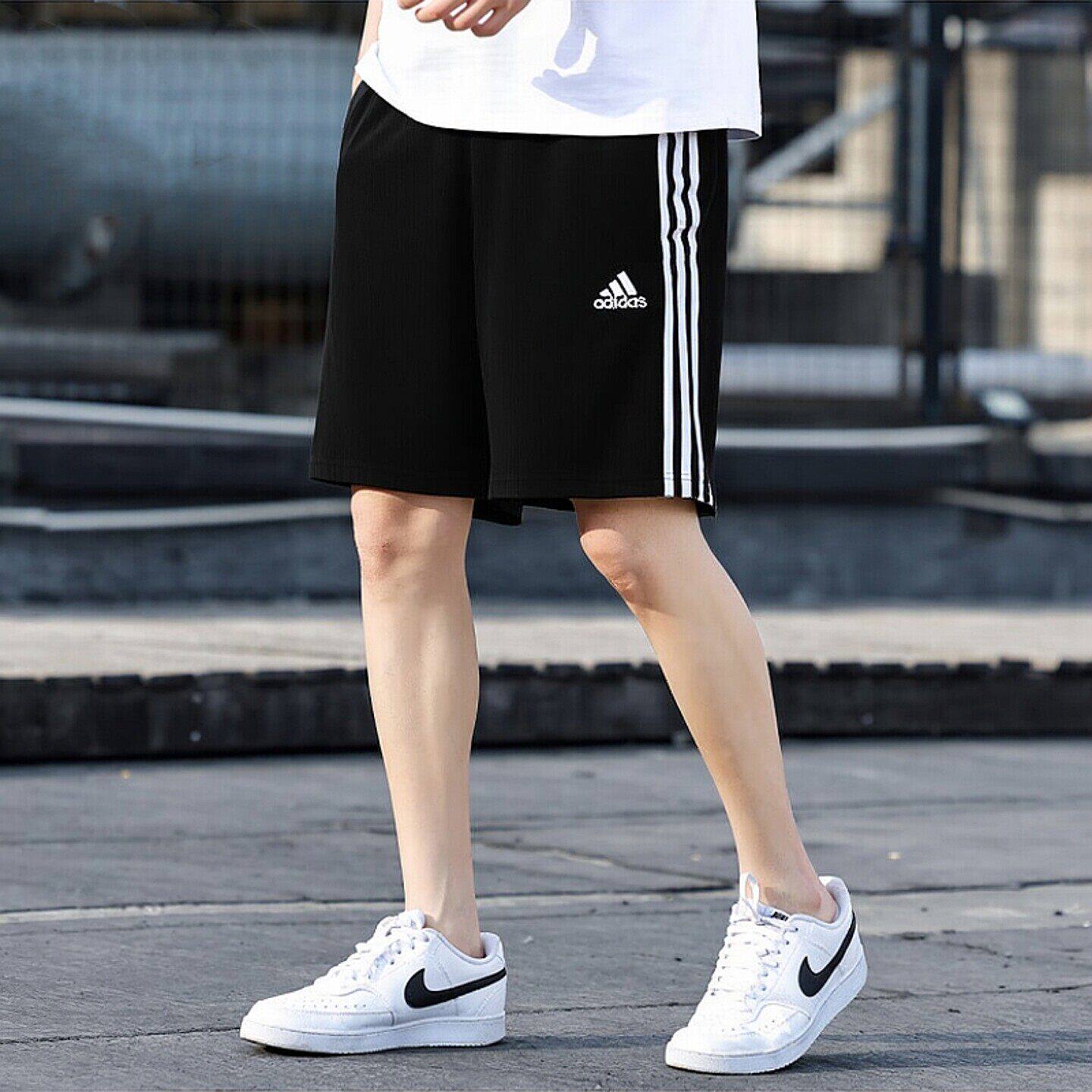 阿迪达斯夏季男士针织短