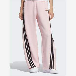 adidas阿迪达斯冬季 宽松运动休闲香蕉裤 子女针织长裤 KB7602 新款