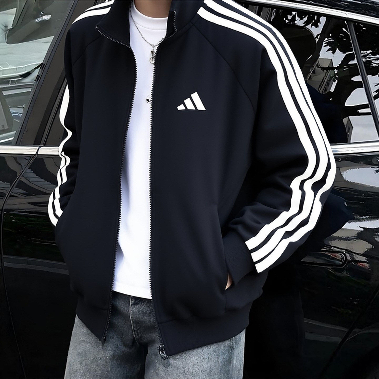 阿迪达斯棒球服男秋季新
