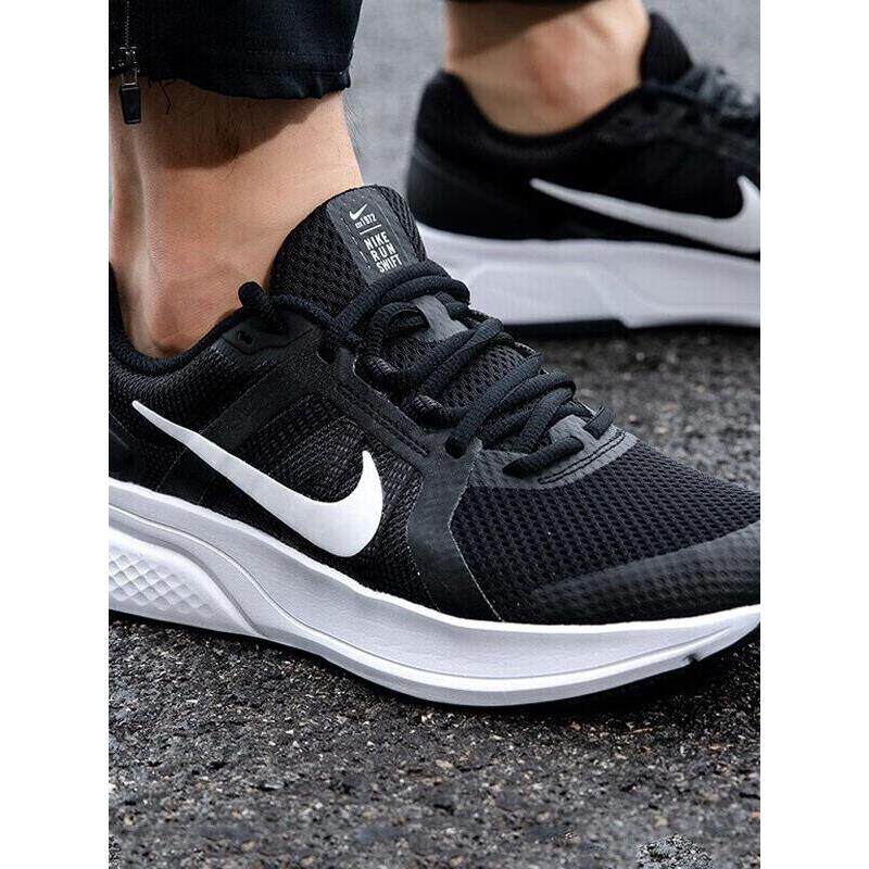 NIKE耐克男鞋夏季运动鞋休闲鞋黑白网面透气跑鞋缓震轻便跑步鞋