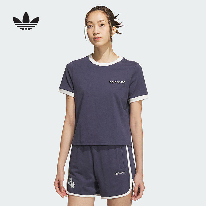 阿迪达斯运动2025夏女短