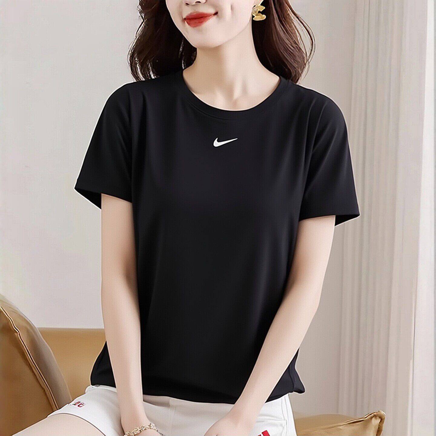Nike耐克女装黑色T恤运动