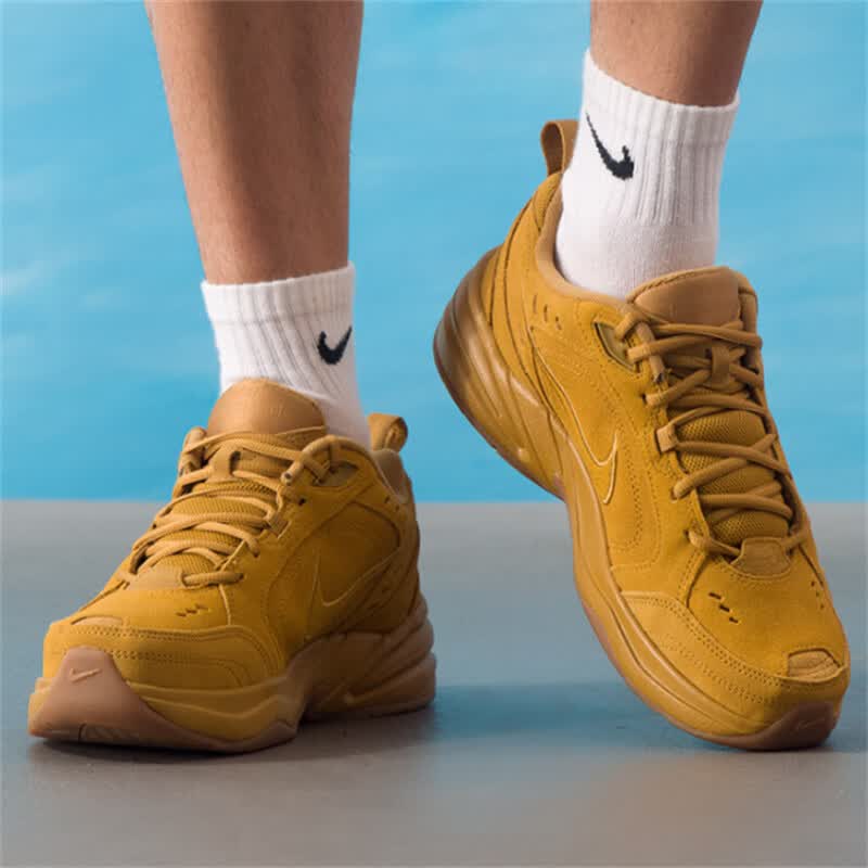 Nike耐克2026年新款跑步鞋男女情侣款黄色百搭时尚轻量运动鞋潮