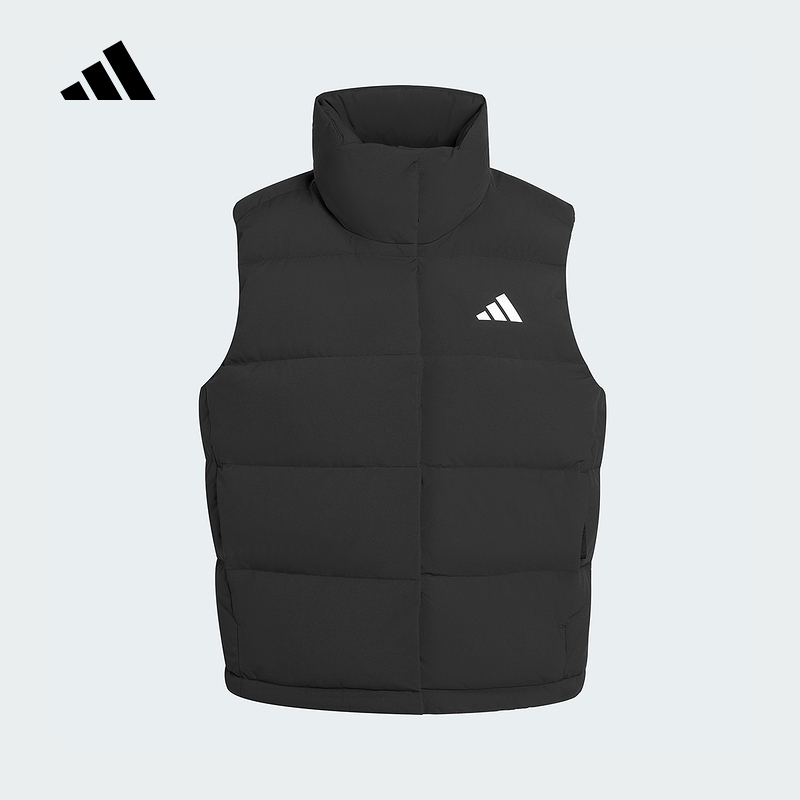 adidas阿迪达斯休闲保暖立领背心羽绒夹克运动服KH3973