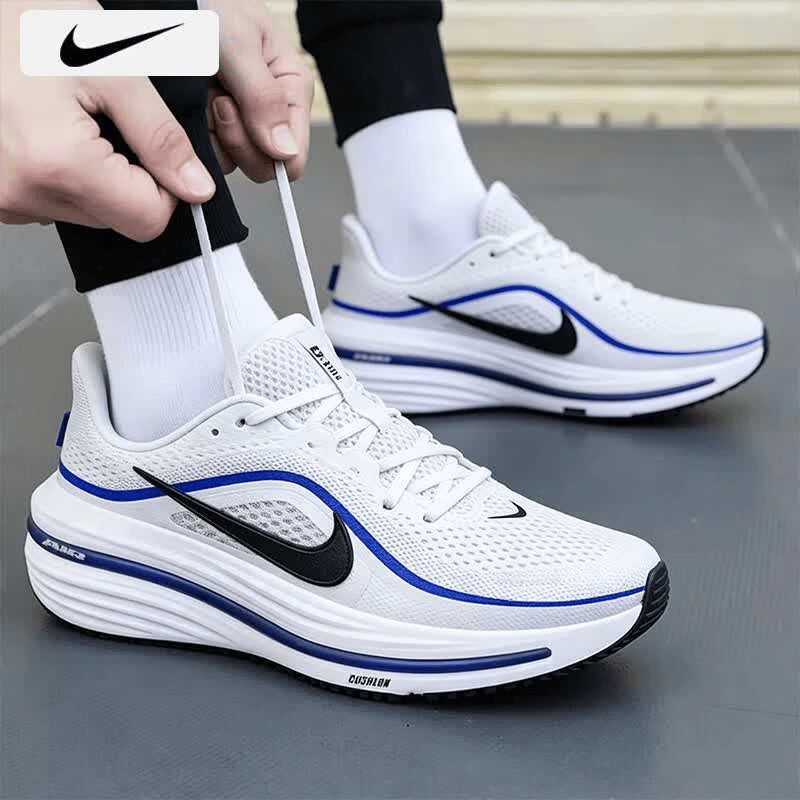 Nike耐克鞋子2026年新款跑步鞋白蓝色运动鞋AIR缓震男鞋网鞋潮流