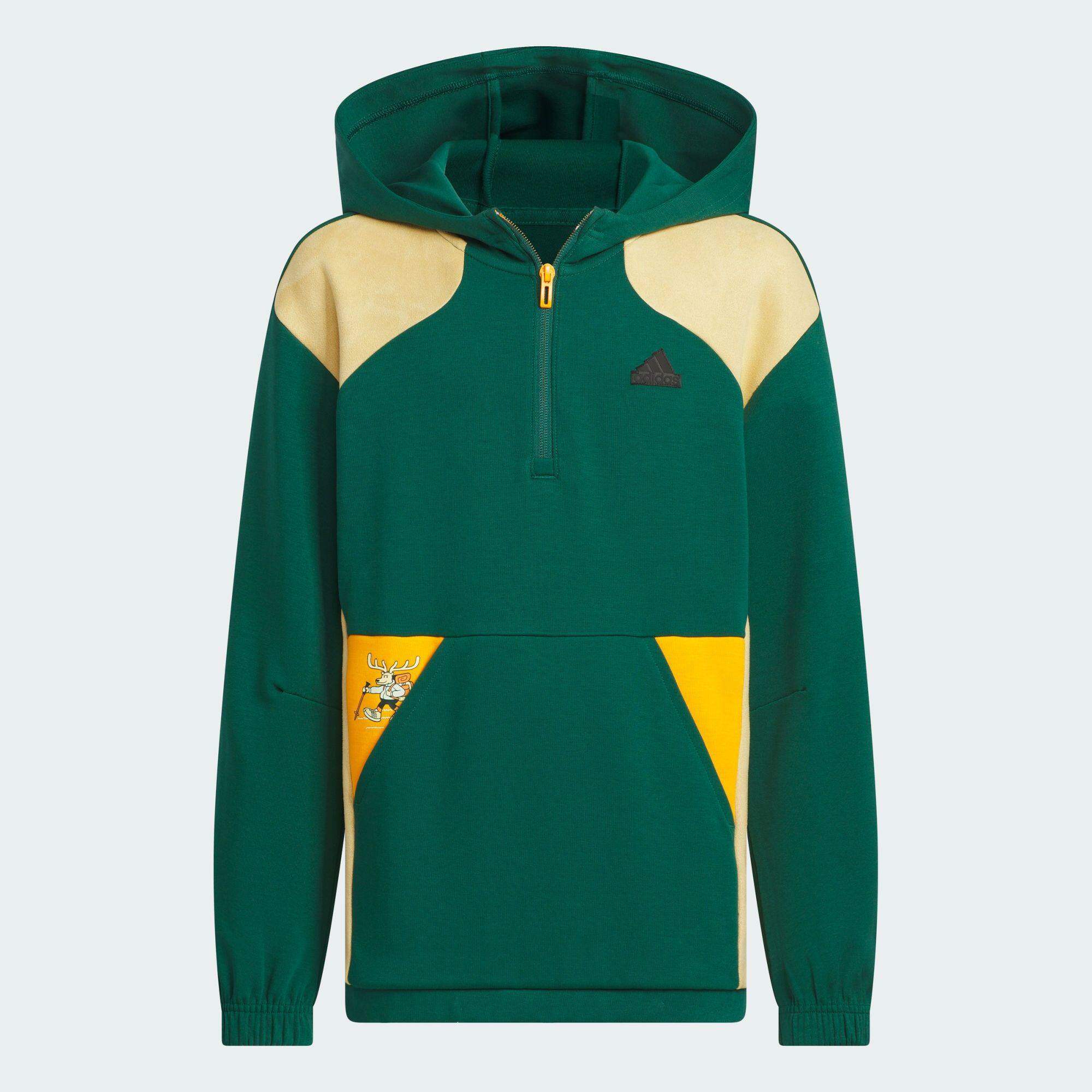 Adidas/阿迪达斯 大童亲子运动连帽卫衣套头衫 JC9376