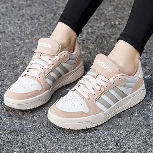阿迪达斯女鞋冬季新款低帮复古休闲鞋篮球Entrap运动板鞋女JR8323