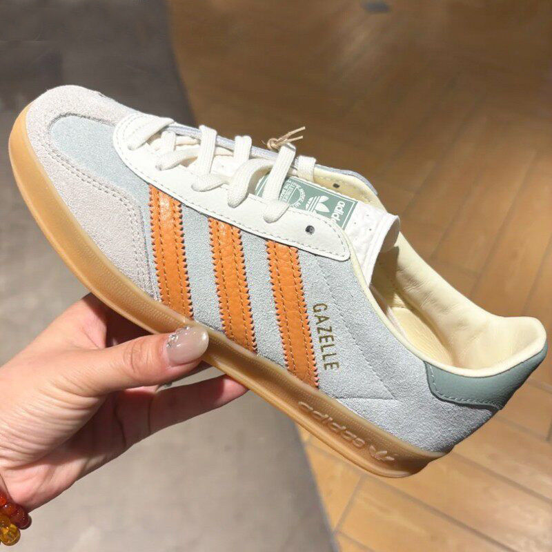 Adidas三叶草休闲鞋男鞋夏季新款小白鞋男低帮复古撞色板鞋女鞋
