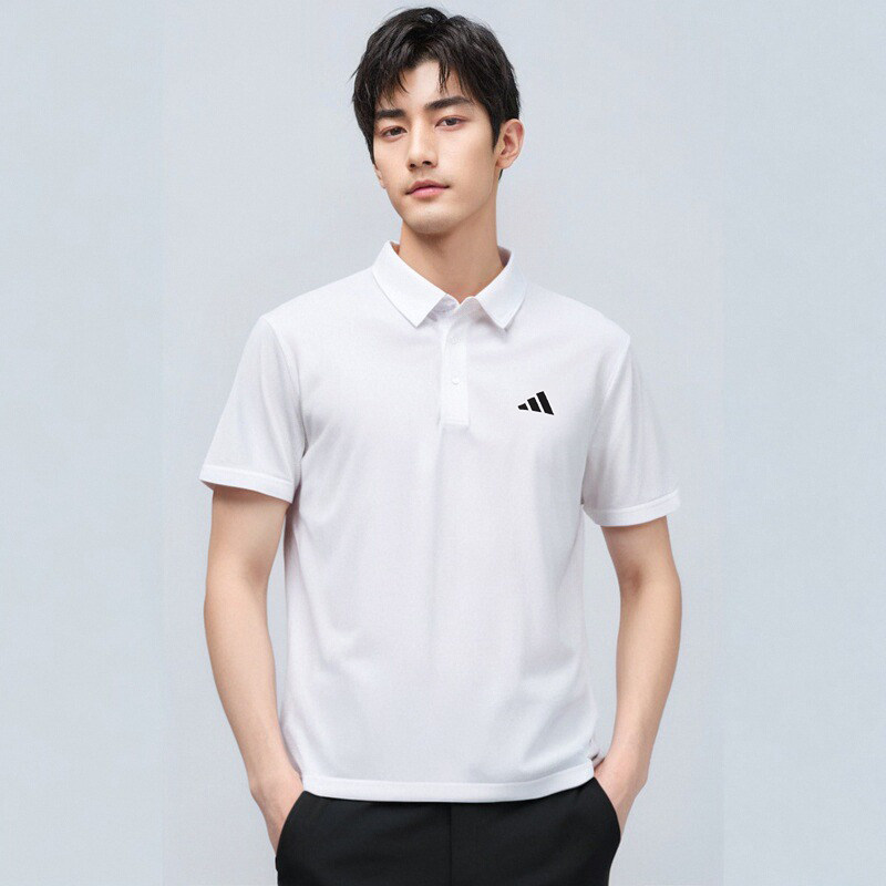 阿迪达斯t恤男正品夏季新款速干短袖翻领体恤男士POLO衫