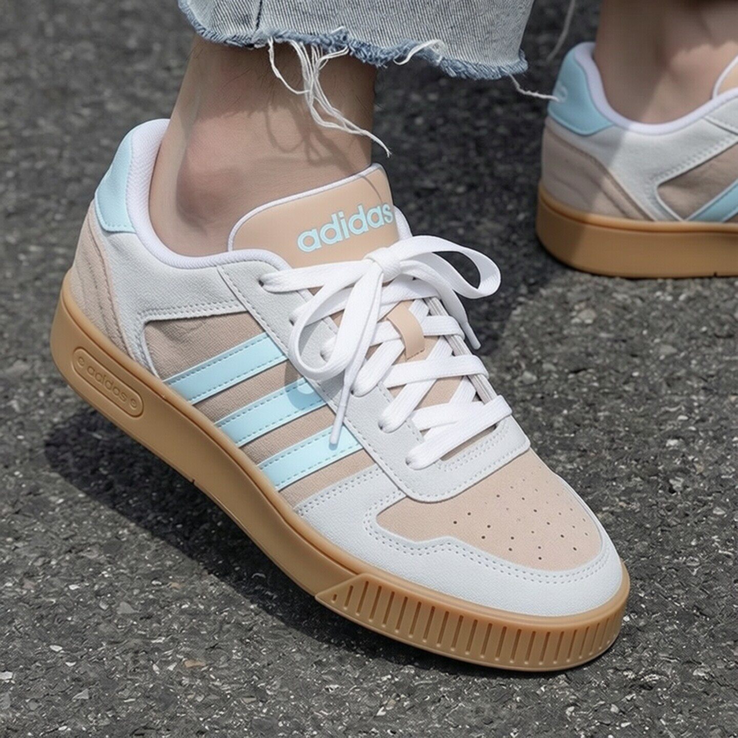 adidas阿迪达斯男女鞋新款正品低帮复古篮球休闲鞋情侣小锯齿板鞋