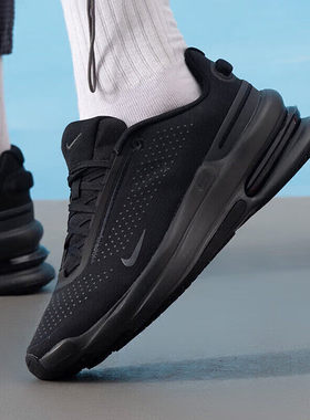 NIKE AIR ZOOM UPTURN SC男鞋耐克鞋子黑色跑步鞋新款厚底运动鞋