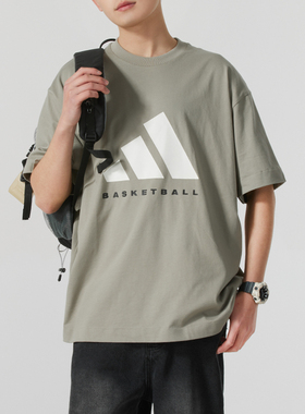 阿迪达斯男装女装2025春季新款运动T恤衫跑步健身训练短袖JD6127