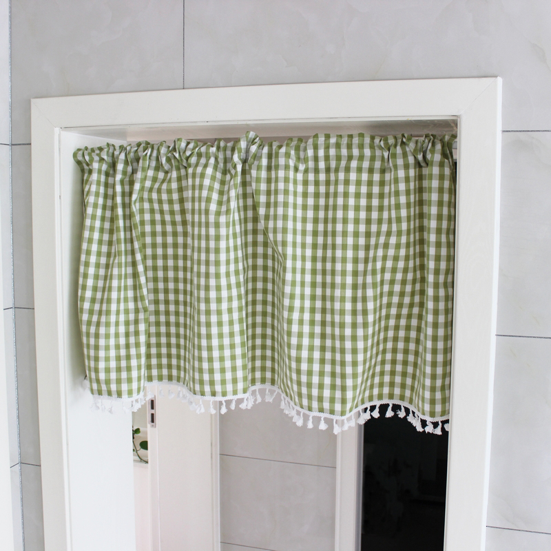 小清新田园半帘门帘橱柜咖啡帘