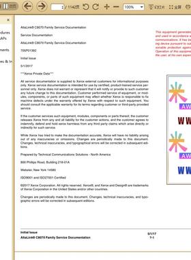 富士施乐 AltaLink C8030 C8035 C8045 C8055 C8070 英文维修手册