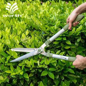 沃施worth园艺不锈钢绿篱剪花草坪剪茶园修枝剪园林绿化整篱剪刀