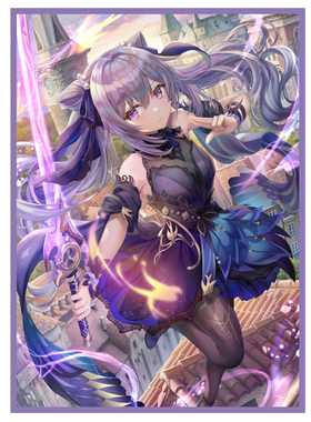 原神 刻晴玉衡星璃月PTCG卡牌保护套DTCG万智牌套官套尺寸67*92mm