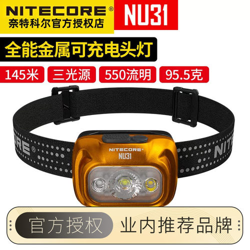 奈特科尔新款头灯NU31