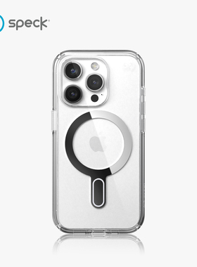 Speck思佩克苹果适用iPhone 15 Pro手机壳Presidio2 Clear系列透明Magsafe磁吸锁扣版