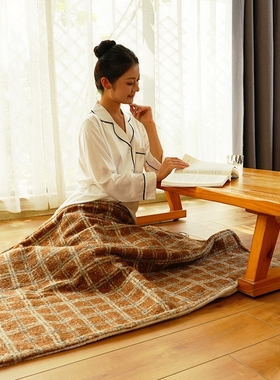 日本morita森田电热盖毯盖腿披肩型可水洗暖身毯家用办公室单人小