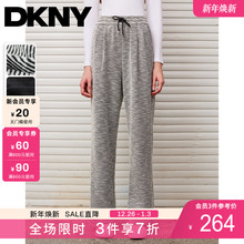 DKNY唐可娜儿25秋季新款裤子日常简约百搭气质复古抽绳时尚休闲裤