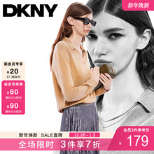 DKNY/唐可娜儿25秋季女装上衣时尚V领纯色套头打底内搭百搭针织衫