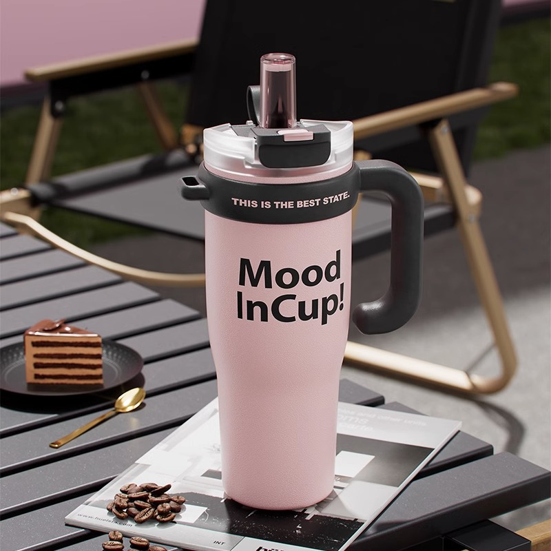 物生物小清新不锈钢保温杯