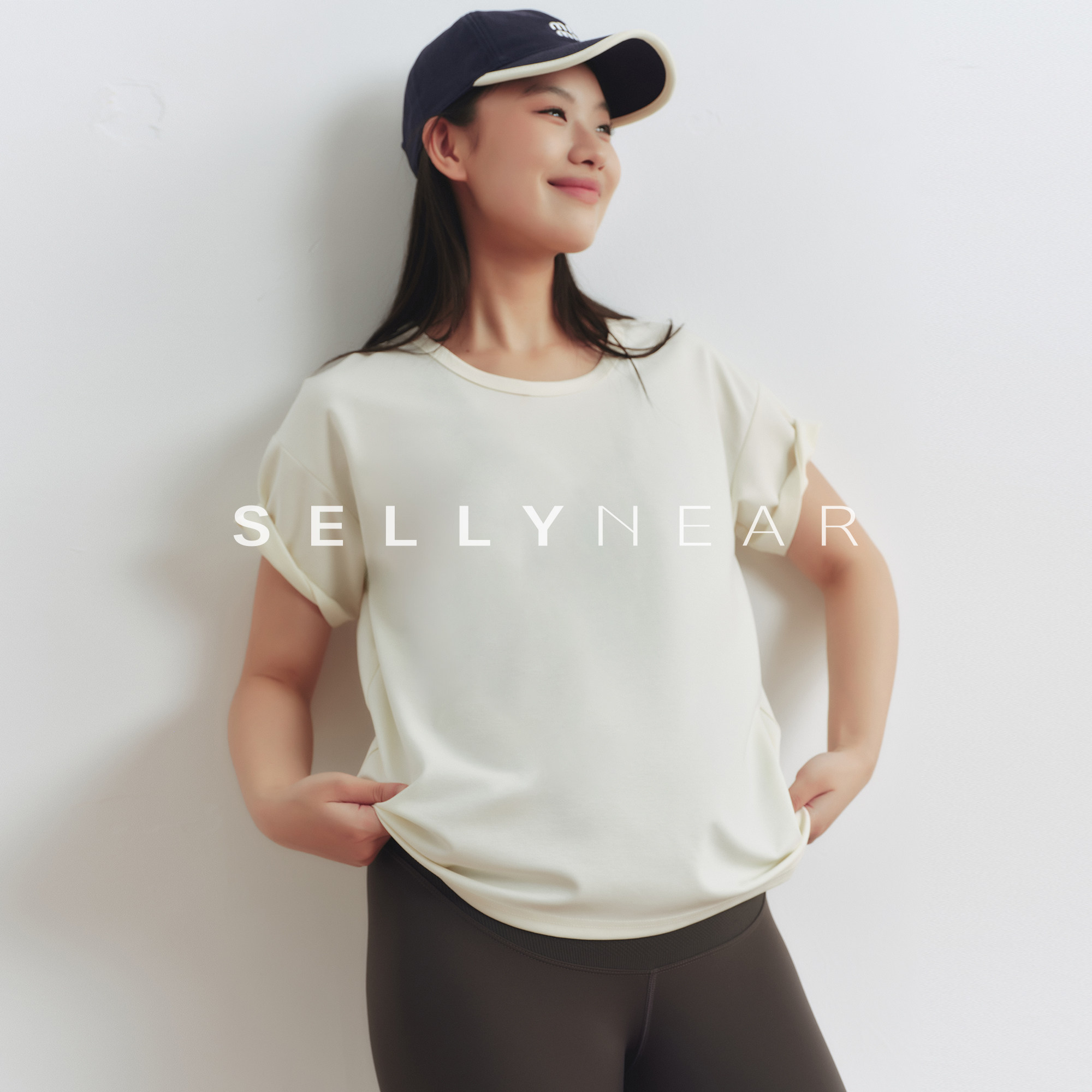 SELLYNEAR孕妇短袖t恤夏季新款遮肚子不显怀薄款外穿宽松孕期上衣