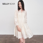 重工刺绣宽松遮孕肚孕妇裙 法式 SELLYNEAR孕妇连衣裙春秋新款 时尚