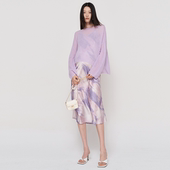 新款 套装 时尚 法式 两件套 SELLYNEAR孕妇装 优雅印花吊带裙毛衫 春季