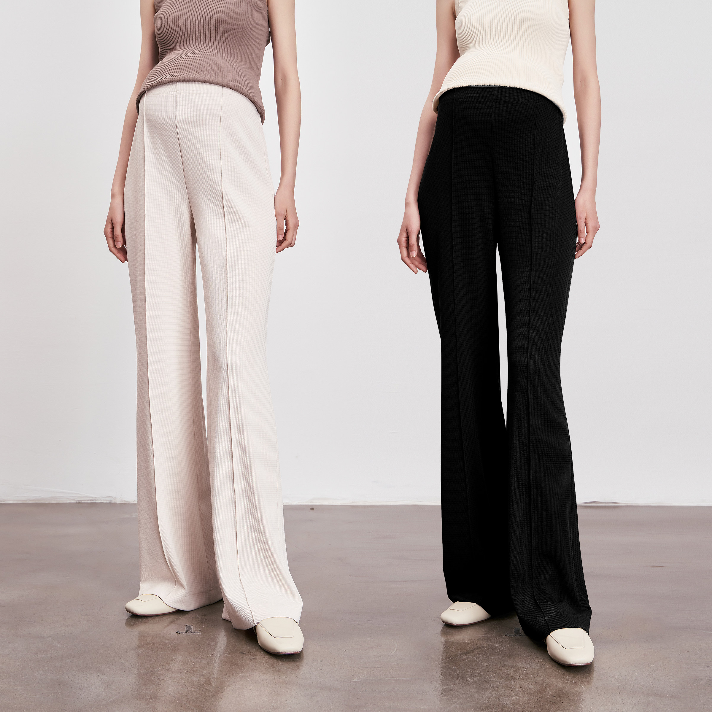 SELLYNEAR孕妇裤春秋款无托腹阔腿裤宽松亲肤丝滑空气裤外穿长裤