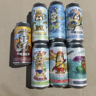 新到美国艾尔复兴无序蓝色池畔休憩夏日纪念473ml果泥精酿啤酒