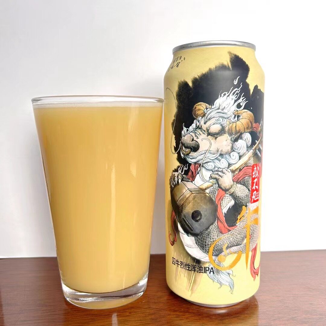 或不凡龙王九子系列囚牛双倍浑浊烈性IPA500ml*6罐