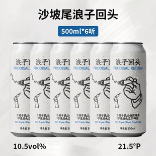 沙坡尾浪子回头三倍干投三倍西海岸IPA500ml*6罐