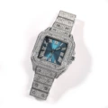 Silver Blue Background