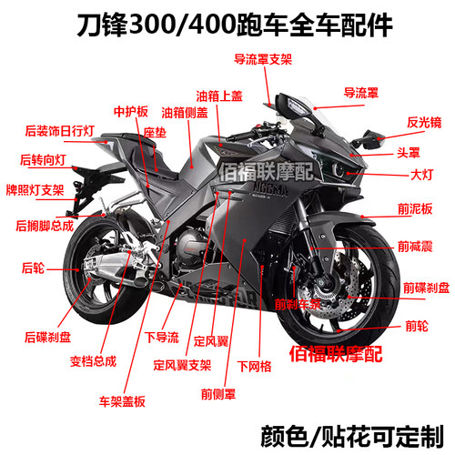 国威250-B摩托刀锋400跑车外壳
