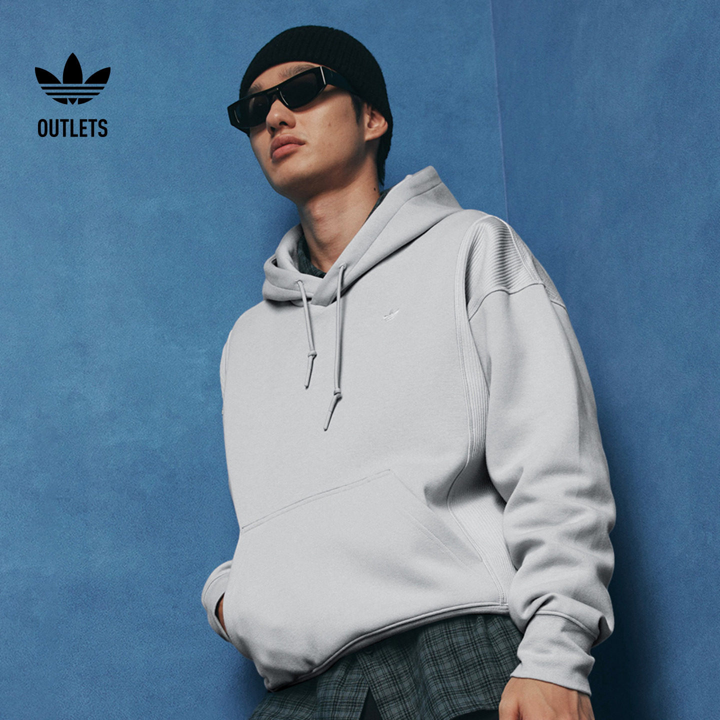 舒适运动连帽卫衣套头衫男装adidas阿迪达斯官方outlets三叶草