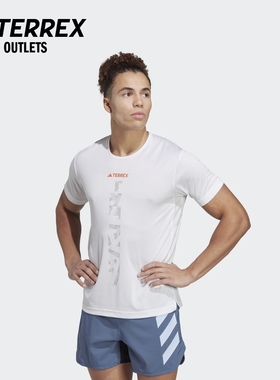 户外越野跑圆领短袖T恤男装adidas阿迪达斯官方outlets TERREX