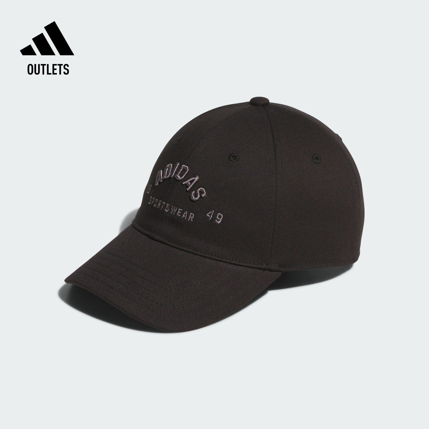 时尚百搭显脸小软顶棒球帽男女adidas阿迪达斯官方outlets
