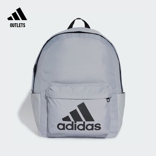 简约大容量电脑包运动书包双肩背包男女adidas阿迪达斯