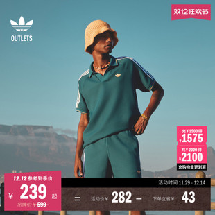 运动上衣翻领短袖 adidas阿迪达斯官方outlets三叶草 男夏季 POLO衫