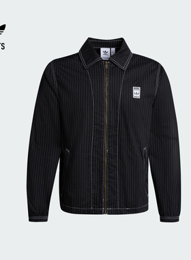 运动翻领夹克外套男装adidas阿迪达斯官方outlets三叶草JP4485